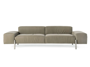 YORK - 3 seater nabuk sofa by Gianfranco Ferré Home - view 2